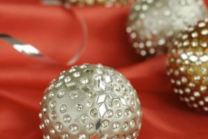 kerstballen met strass